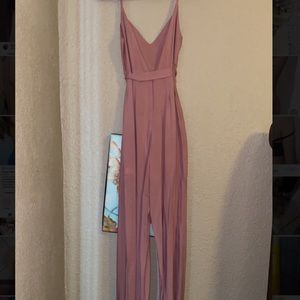 Lulus Mauve Jumpsuit size S